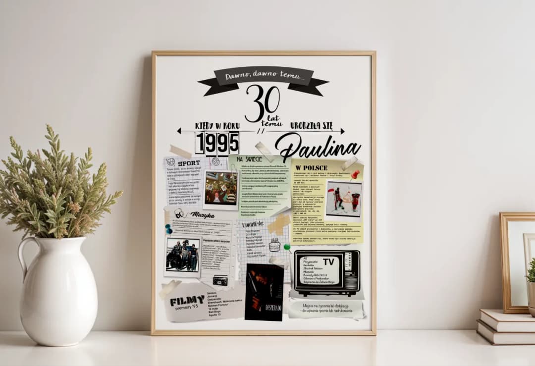 Plakat na 30 urodziny: jak stworzyć wyjątkową pamiątkę na lata?