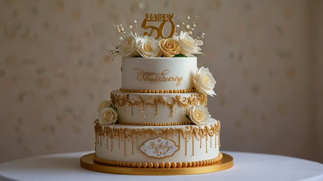 Najpiękniejsze napisy na tort na 50 rocznicę ślubu - inspiracje