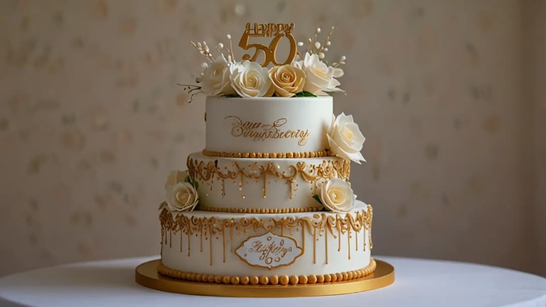 Najpiękniejsze napisy na tort na 50 rocznicę ślubu - inspiracje