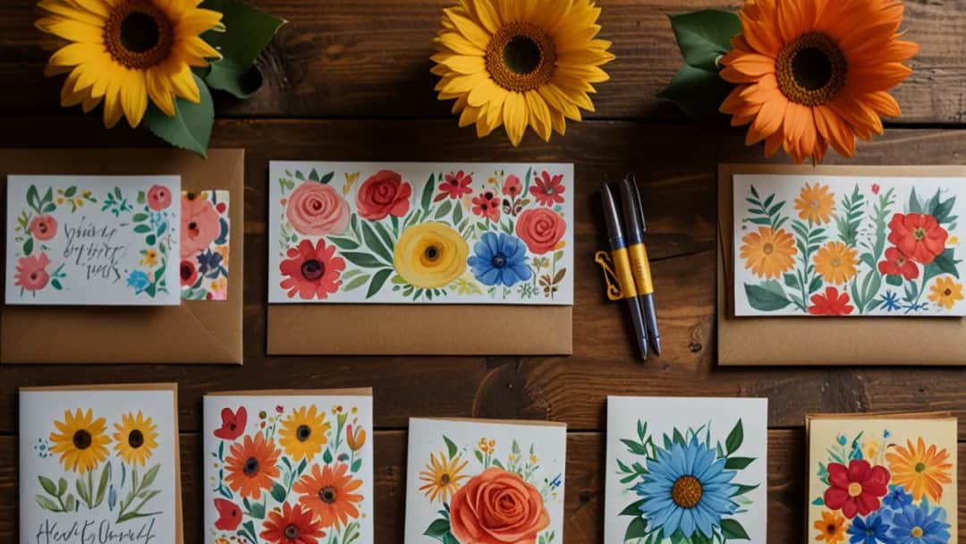 Czy wzory w kwiaty na kartkach to zawsze modny wybór? Poradnik