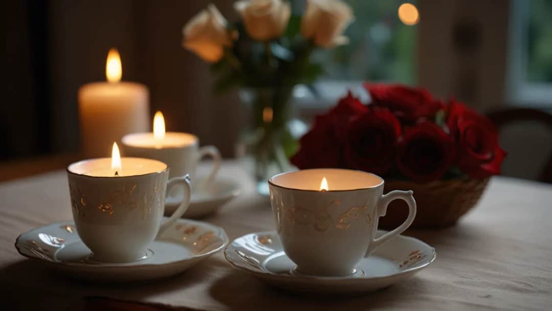 Filiżanki dla pary to idealny prezent na romantyczny wieczór?