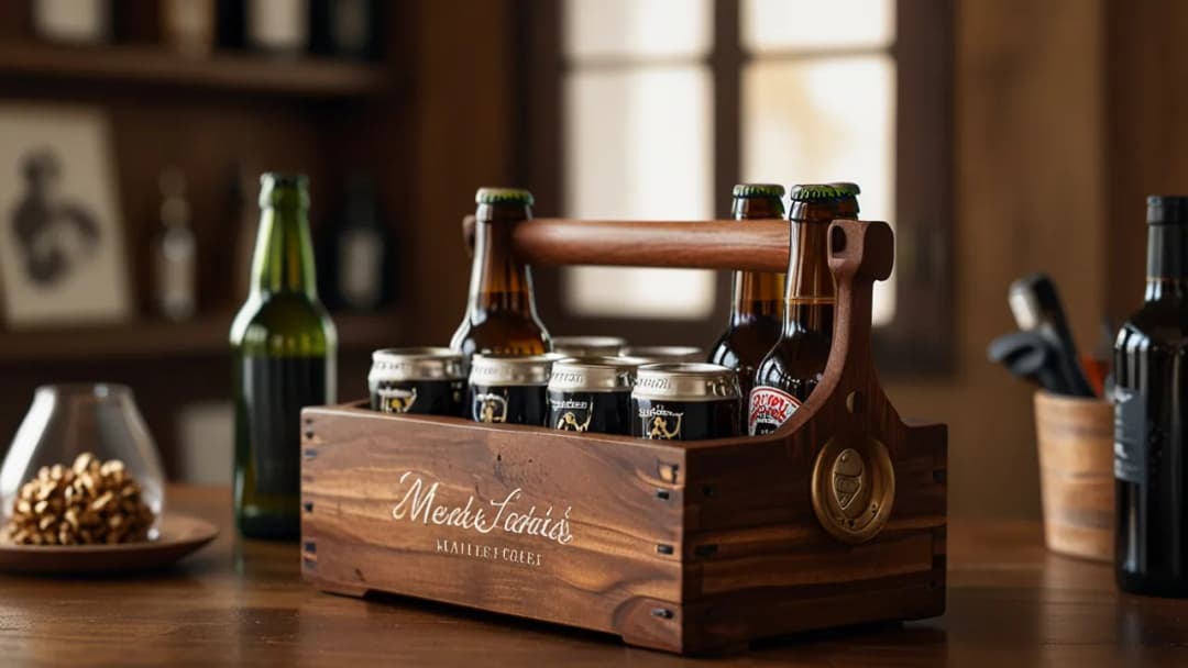 Zaskocz kumpla: nosidło na piwo z grawerem jako nietypowy prezent