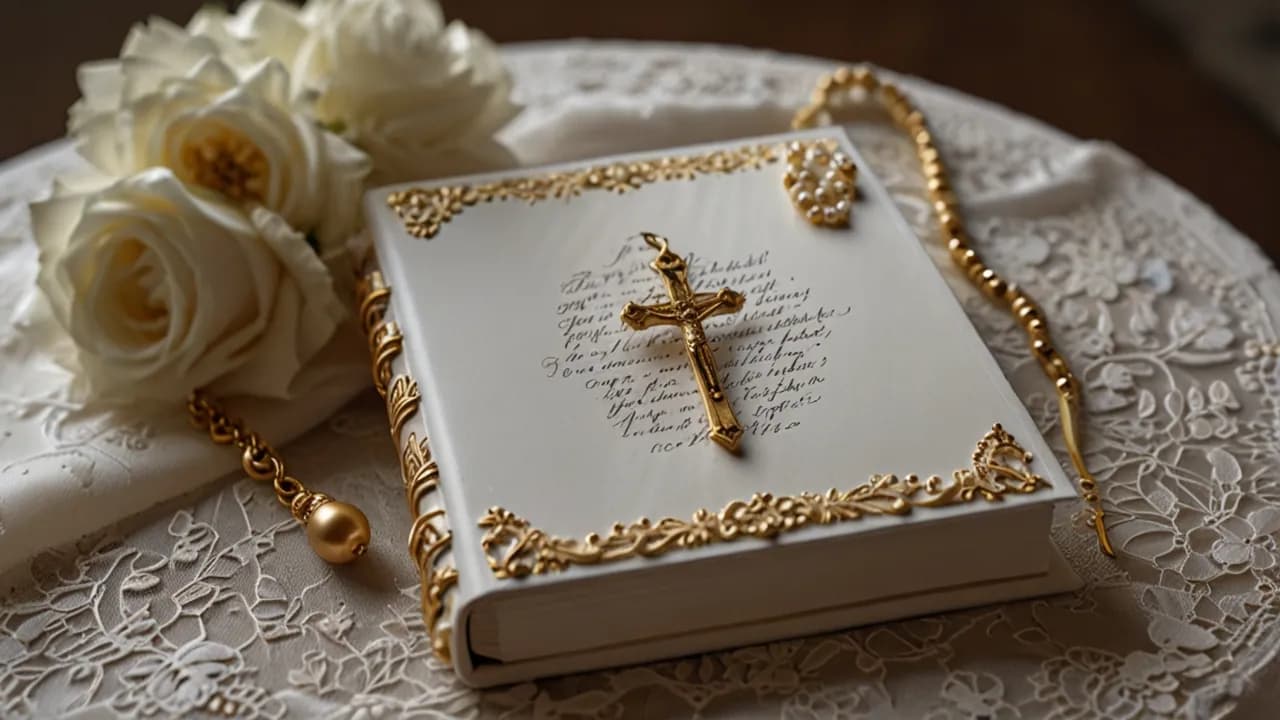 Księga gości na komunię świętą: Wyjątkowa pamiątka na całe życie