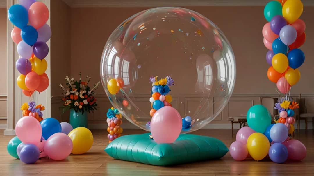 Wyjątkowy balon z balonami w środku - pomysł na niepowtarzalną dekorację