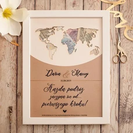 Jak pięknie zapakować pieniądze w ramce na prezent dla bliskich